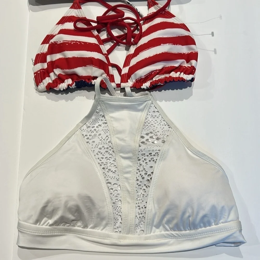Bikini Swim tops bundle size medium NWOT